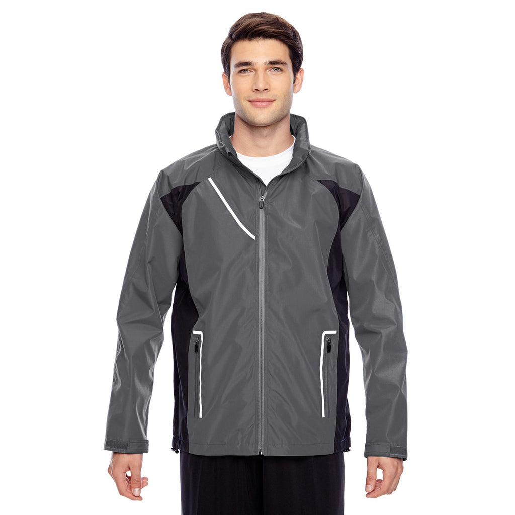 Team 365 Men's Sport Graphite Dominator Waterproof Jacket