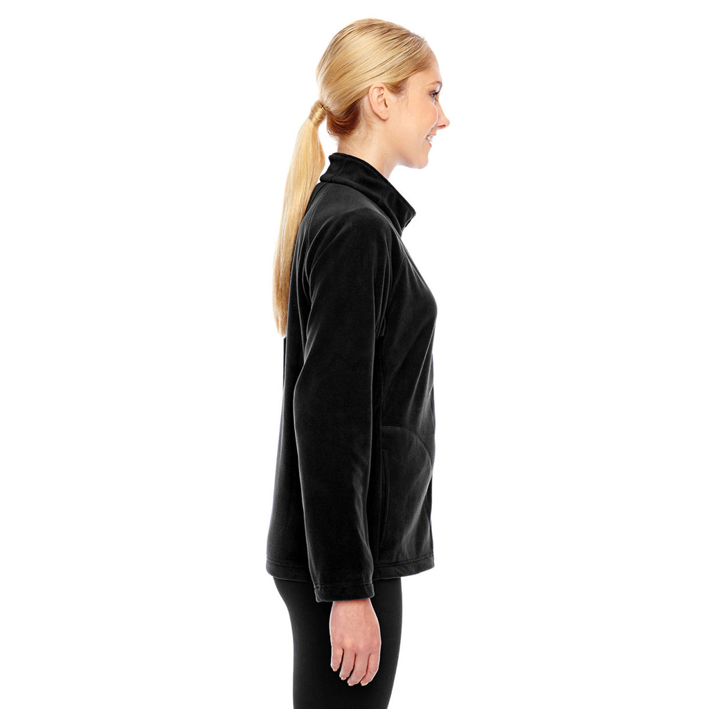 Team 365 Women's Black Campus Microfleece Jacket