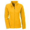 Team 365 Women's Sport Athletic Gold Campus Microfleece Jacket