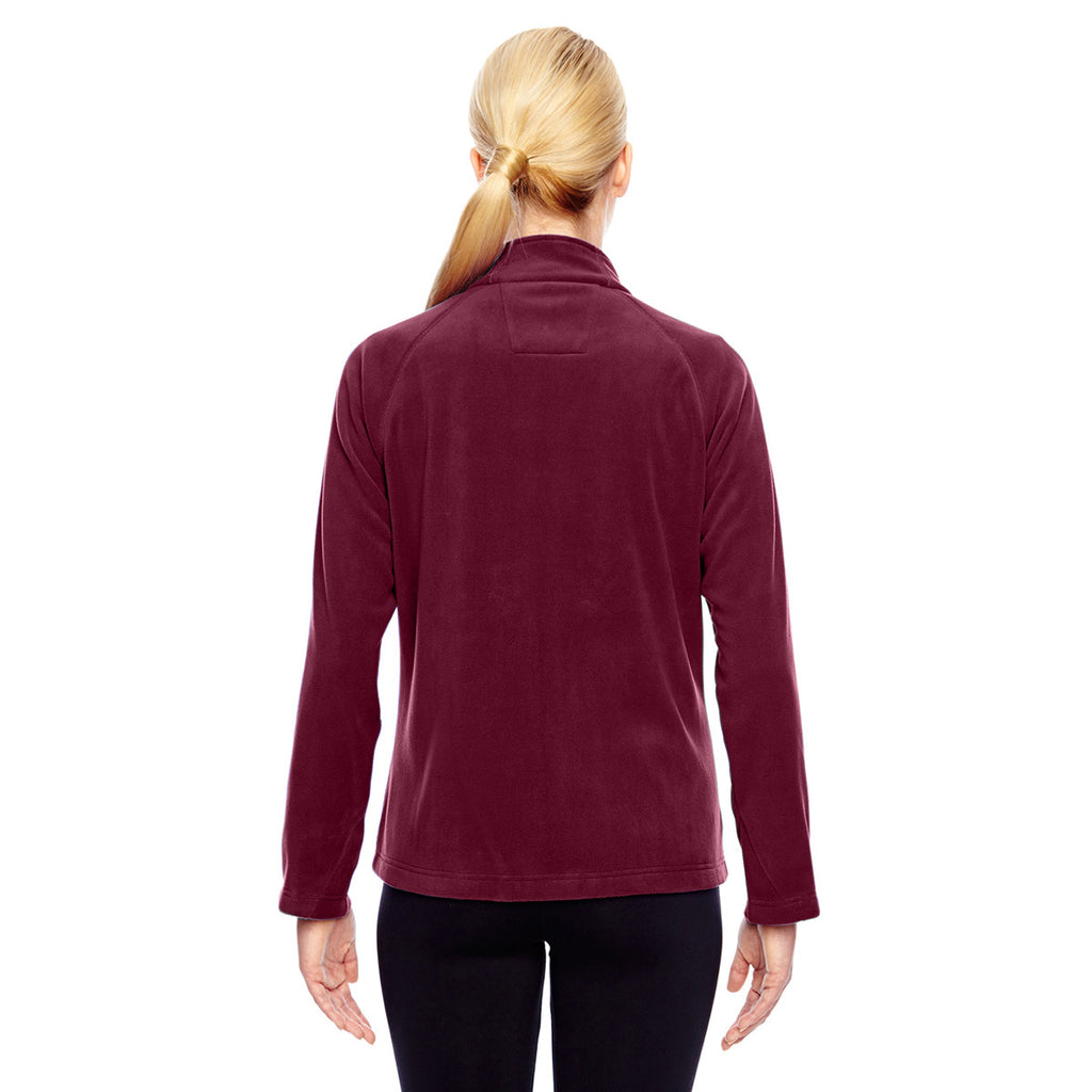 Team 365 Women's Sport Maroon Campus Microfleece Jacket