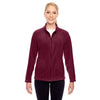 Team 365 Women's Sport Maroon Campus Microfleece Jacket