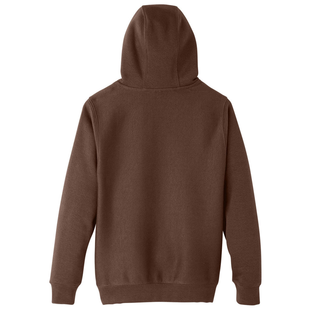 Team 365 Youth Sport Dark Brown Zone HydroSport Heavyweight Pullover Hooded Sweatshirt