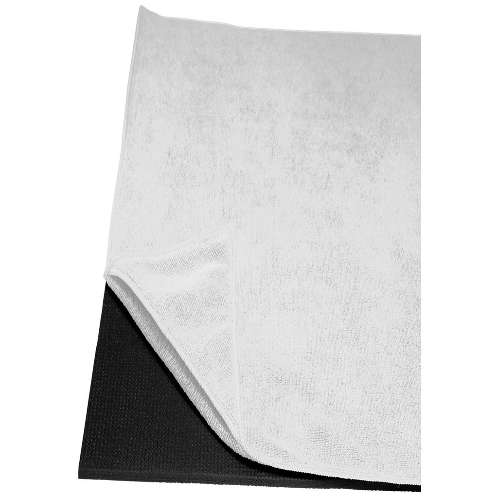 Port Authority White Micofiber Stay Fitness Mat Towel