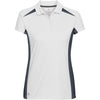 Stormtech Women's White/Navy Match Technical Polo