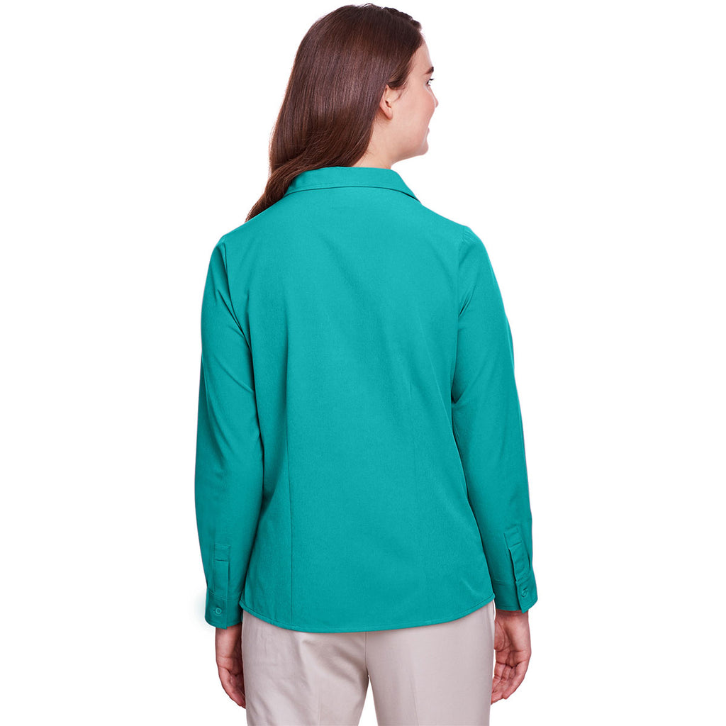 UltraClub Women's Jade Bradley Performance Woven Shirt