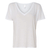 Bella + Canvas Women's White Slouchy V-Neck Tee