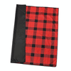 Leed's Red Buffalo Plaid Fleece Picnic Blanket