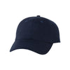 Valucap Navy Brushed Twill Cap