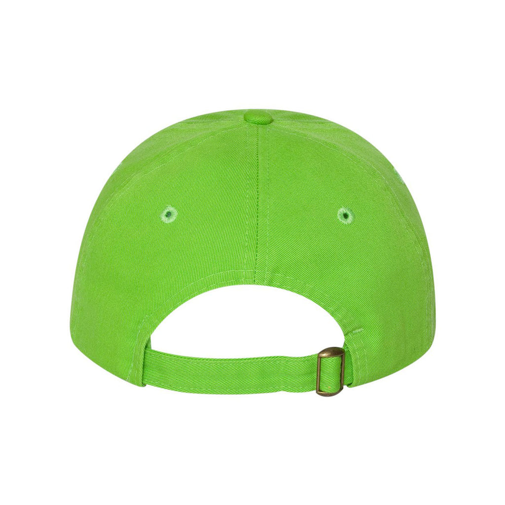 Valucap Neon Green Classic Dad's Cap