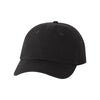 Valucap Black Small Fit Bio-Washed Unstructured Cap