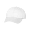 Valucap White Unstructured Washed Chino Twill Cap