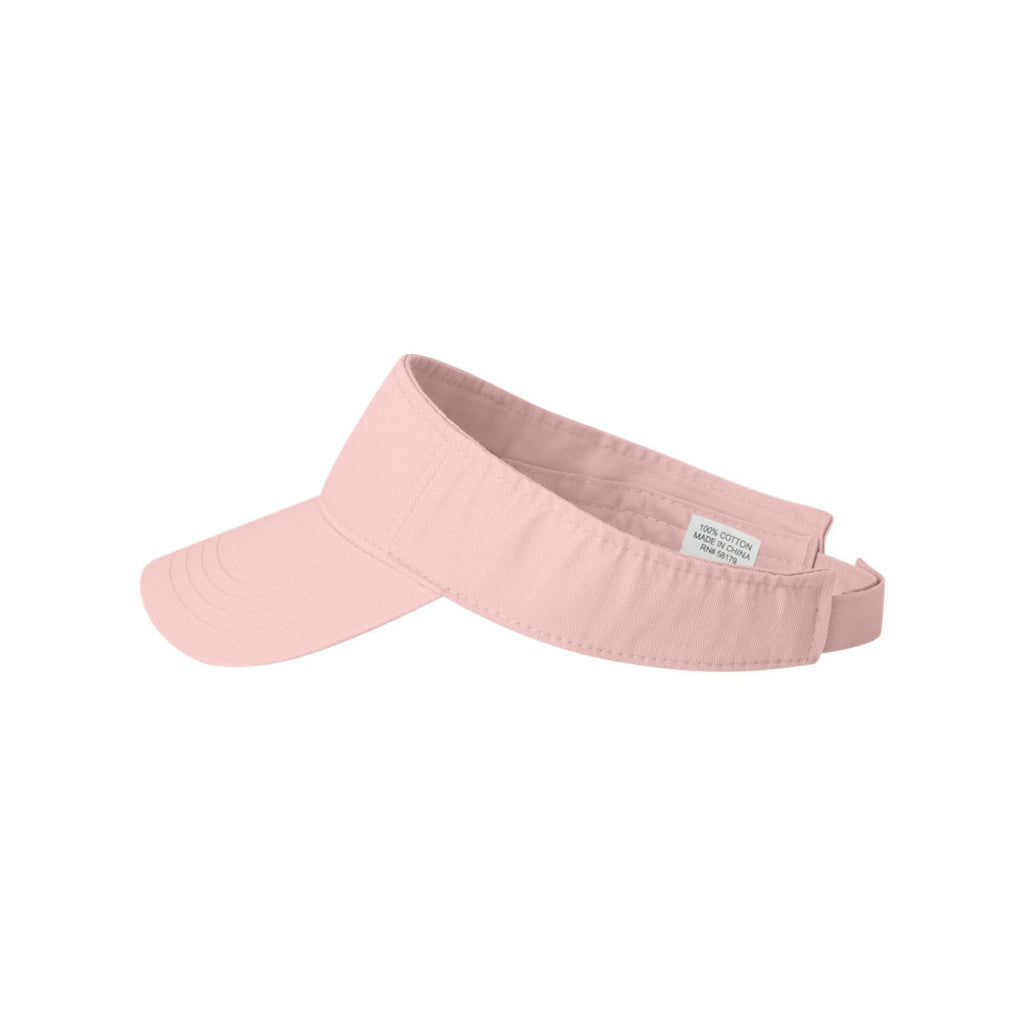 Valucap Pink Bio-Washed Visor