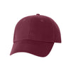 Valucap Maroon Structured Chino Cap