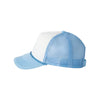 Valucap White/Baby Blue Foam Trucker Cap