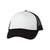 Valucap White/Black Foam Trucker Cap