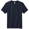 Volunteer Knitwear  Unisex Strong Navy All-American Pocket Tee