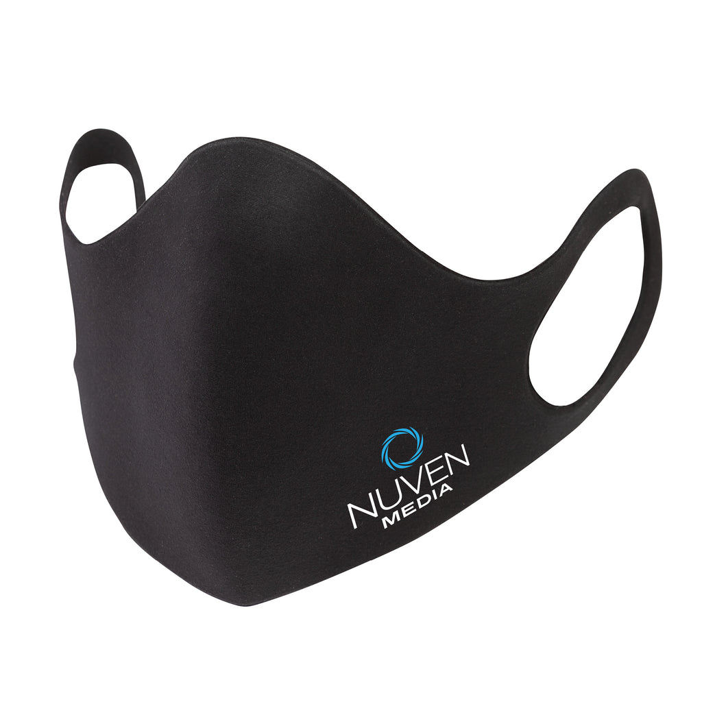 Logomark Black Athletico Soft Sports Face Mask