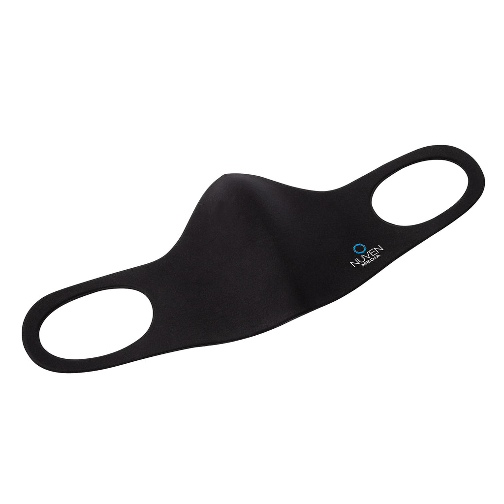 Logomark Black Athletico Soft Sports Face Mask