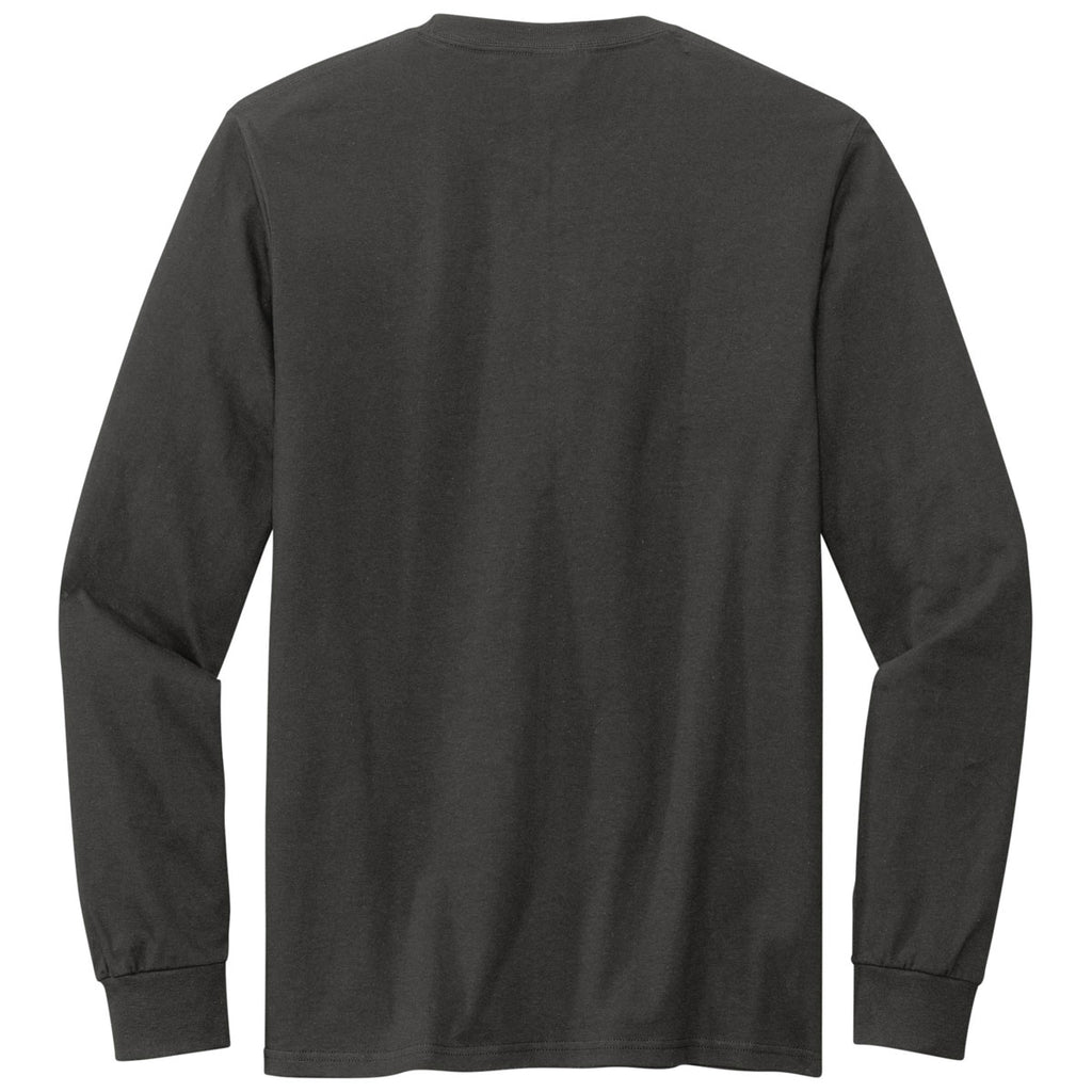 Volunteer Knitwear  Unisex Grey Steel Chore Long Sleeve Tee