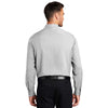 Port Authority Men's Silver Long Sleeve Performance Staff Shirt