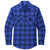 Port Authority Men's Royal/Black Open Plaid Plaid Flannel Shirt