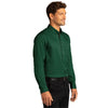 Port Authority Men's Dark Green Long Sleeve SuperPro React Twill Shirt