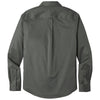 Port Authority Men's Storm Grey Long Sleeve SuperPro React Twill Shirt