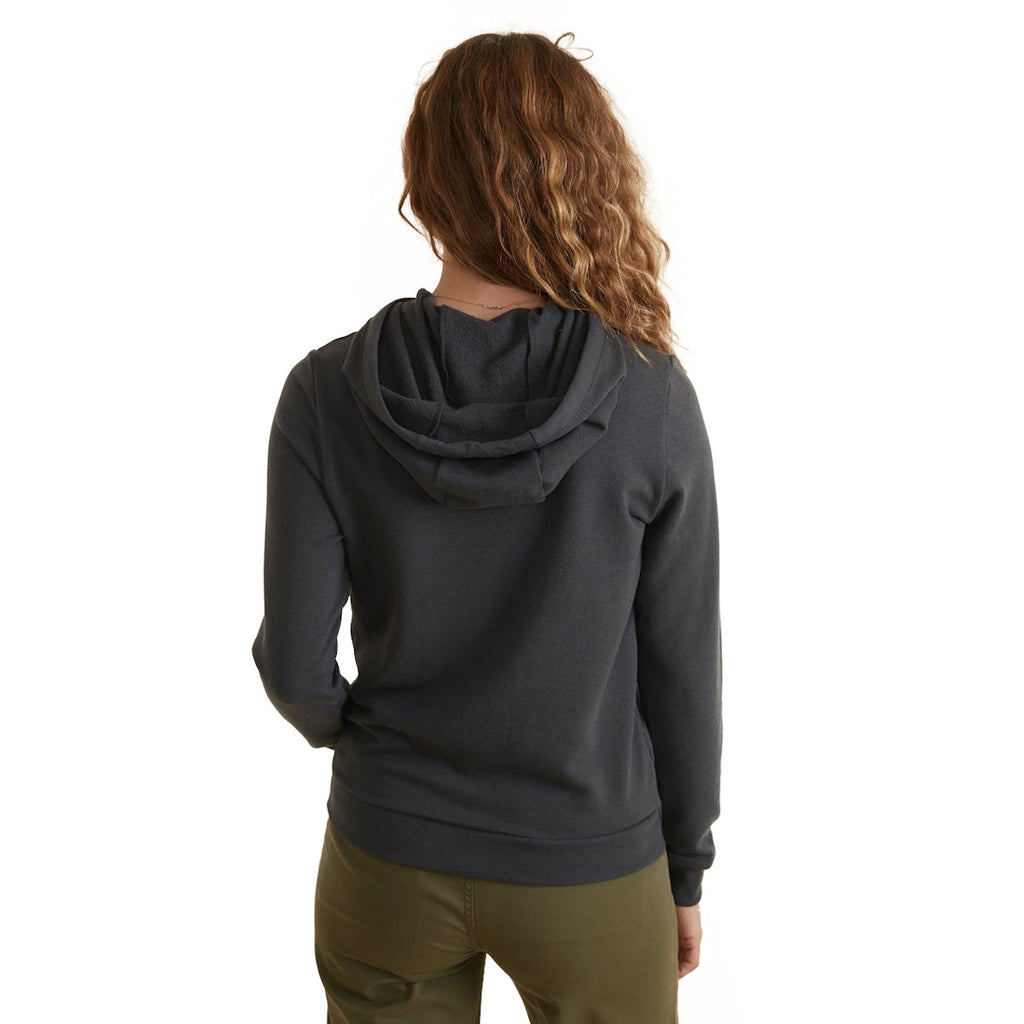 Marine Layer Women's Asphalt Grey Sunset Pullover Hoodie