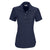 Greg Norman Women's Navy Heather Play Dry Solid Polo