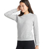 Marine Layer Women's Heather Grey Sherpa Crew Pullover