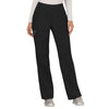 Cherokee Women's Black Workwear Revolution Mid Rise Pull-on Cargo Pant