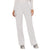 Cherokee Women's White Workwear Revolution Mid Rise Pull-on Cargo Pant