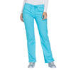 Cherokee Women's Turquoise Workwear Core Stretch Midrise Drawstring Pant