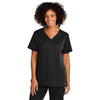 WonderWink Women's Black Premiere Flex V-Neck Top