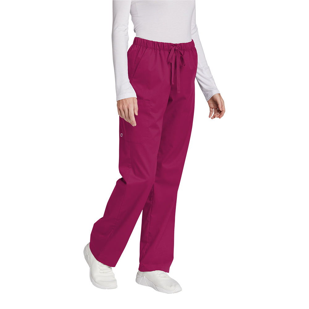 WonderWink Women's Wine WorkFlex Cargo Pant