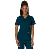 Cherokee Women's Caribbean Blue Workwear Revolution V-Neck Top