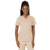 Cherokee Women's Khaki Workwear Revolution V-Neck Top