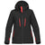 Stormtech Women's Black/Bright Red Patrol Softshell