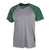 BAW Charcoal/Kelly Xtreme Tek Baseball Shirt