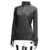 BAW Women's Heather Black Xtreme Tek Quarter Zip