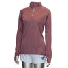 BAW Women's Heather Maroon Xtreme Tek Quarter Zip