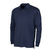 BAW Men's Navy Xtreme Tek Long Sleeve Polo