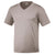 BAW Men's Heather Grey Xtreme Tek V-Neck Short Sleeve Shirt