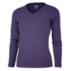 BAW Women's Heather Purple Xtreme Tek Long Sleeve Shirt