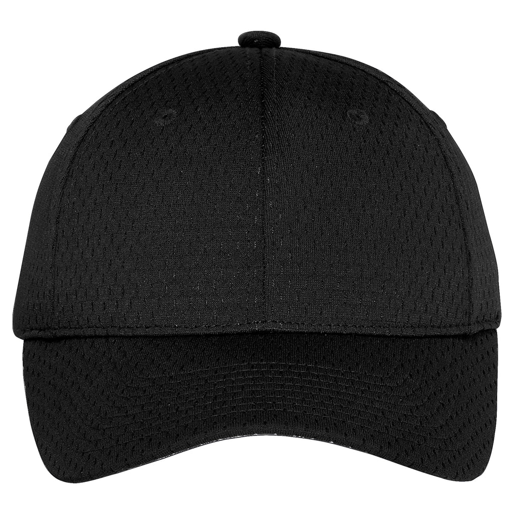 Port Authority Youth Black Pro Mesh Cap