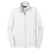 Sport-Tek Youth White Sport-Wick Fleece Full-Zip Jacket