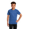 Sport-Tek Youth True Royal PosiCharge Digi Camo Short Sleeve Tee