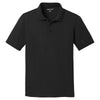 Sport-Tek Youth Black PosiCharge RacerMesh Polo