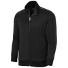 Sport-Tek Youth Black/Black Tricot Track Jacket