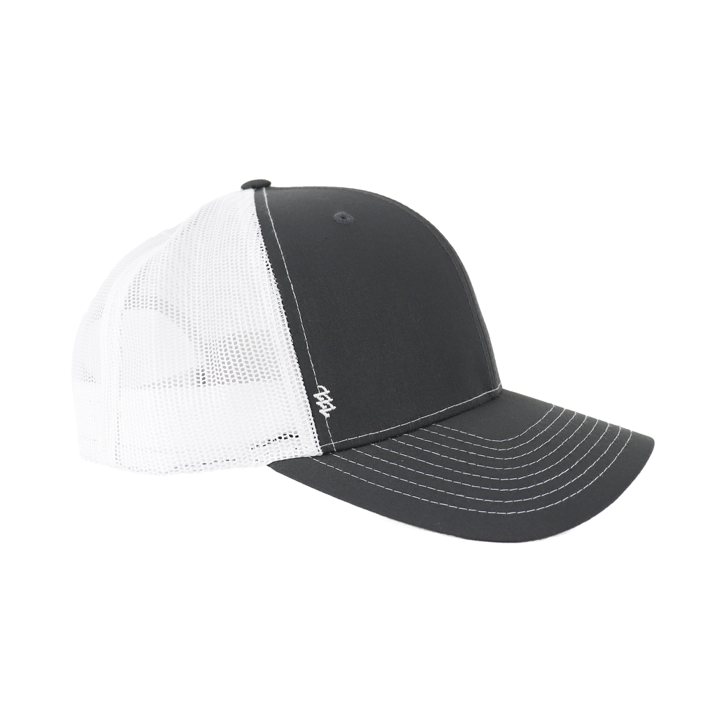 48-Hour Zusa Charcoal/White Open Road Trucker Cap